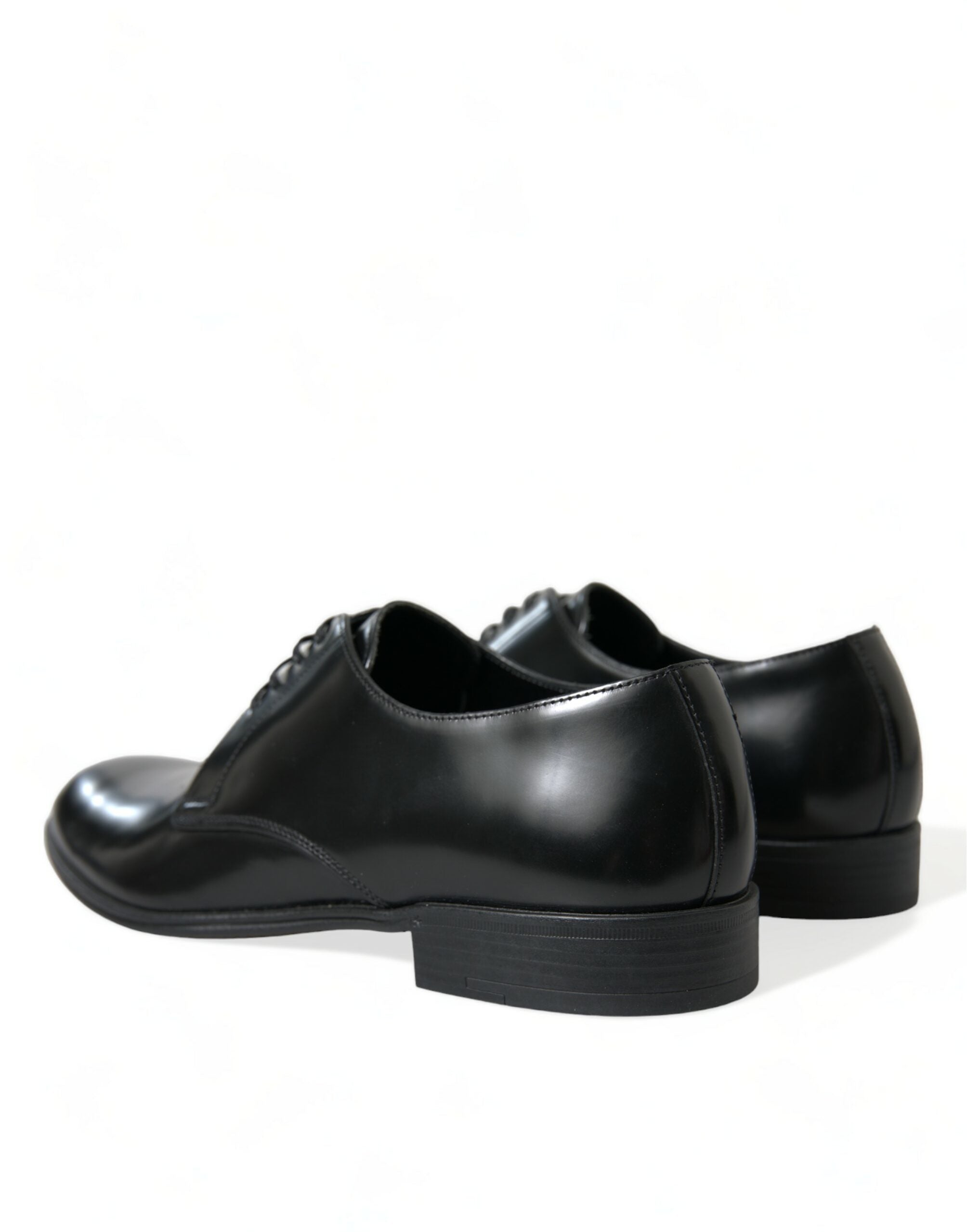 Dolce &amp; Gabbana Élégantes chaussures formelles Derby en cuir noir