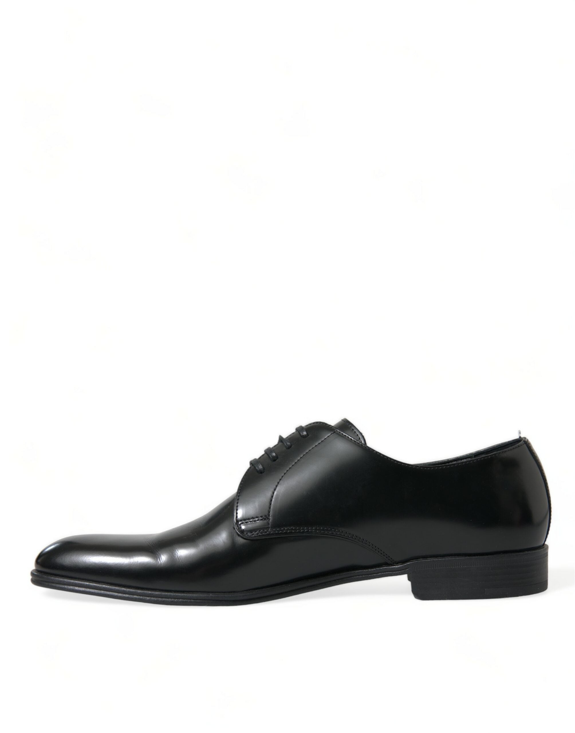 Dolce &amp; Gabbana Élégantes chaussures formelles Derby en cuir noir