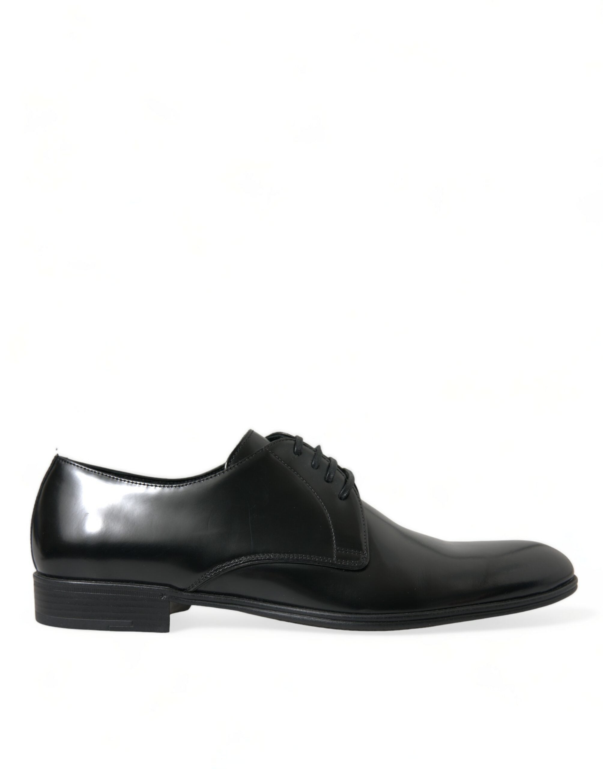 Dolce &amp; Gabbana Élégantes chaussures formelles Derby en cuir noir