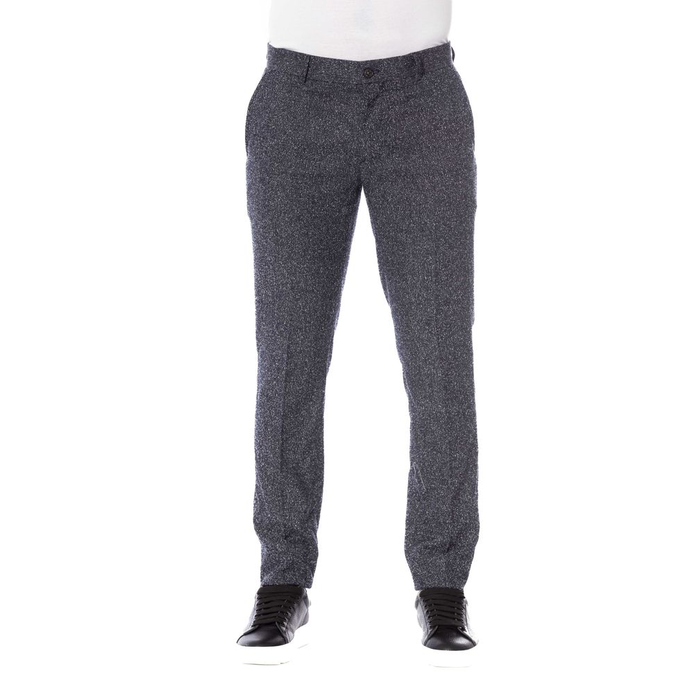 Trussardi Pantalon de créateur élégant noir