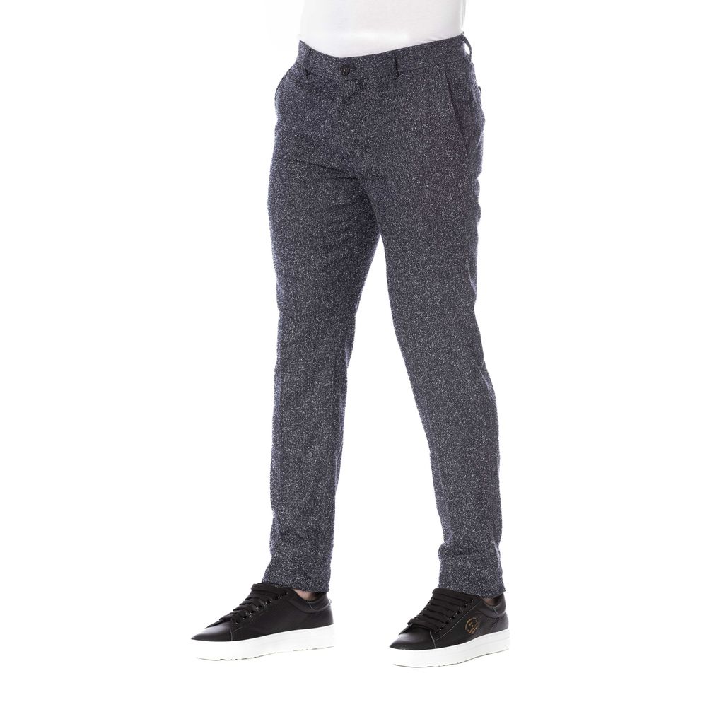 Trussardi Pantalon de créateur élégant noir