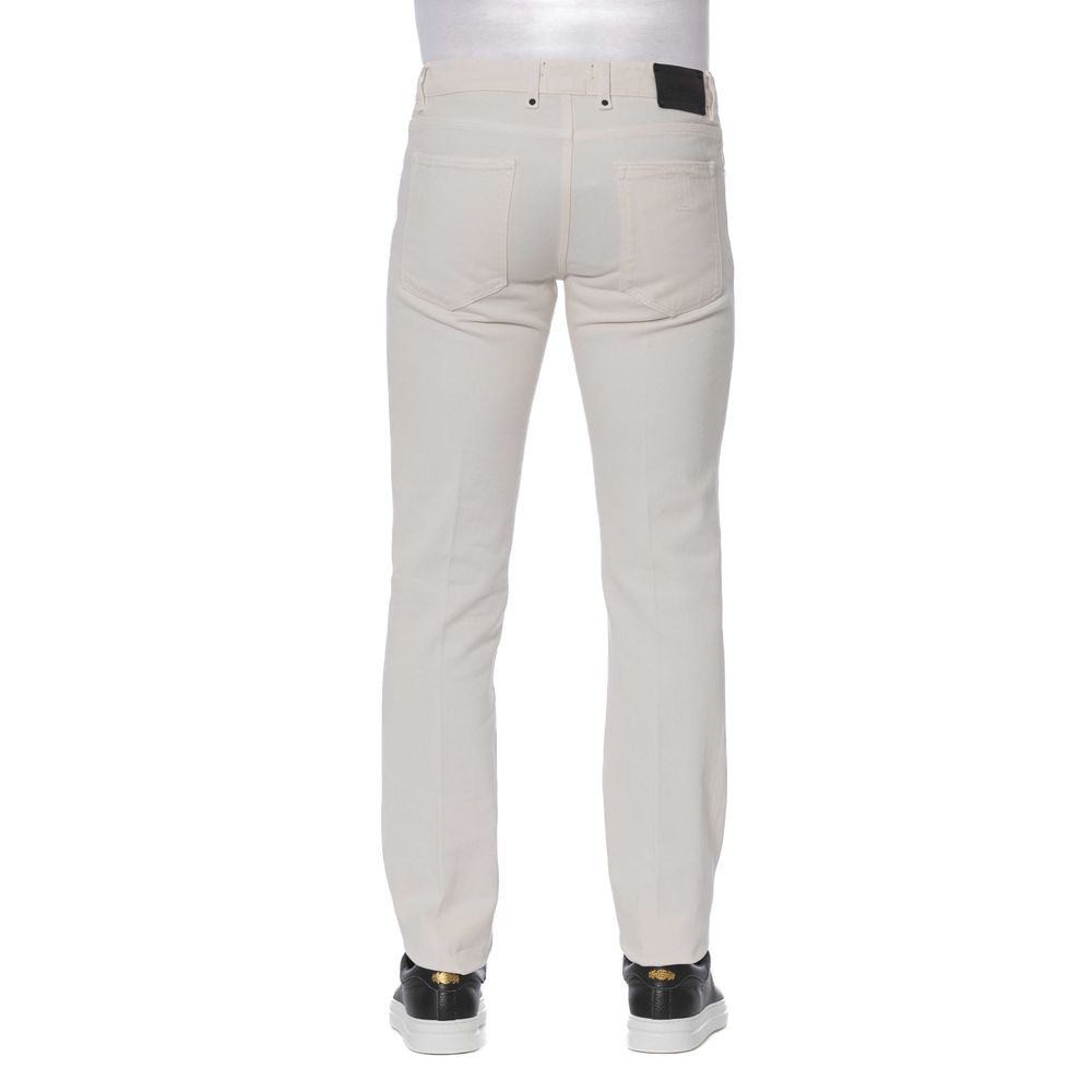 Trussardi Denim élégant en coton blanc pour homme