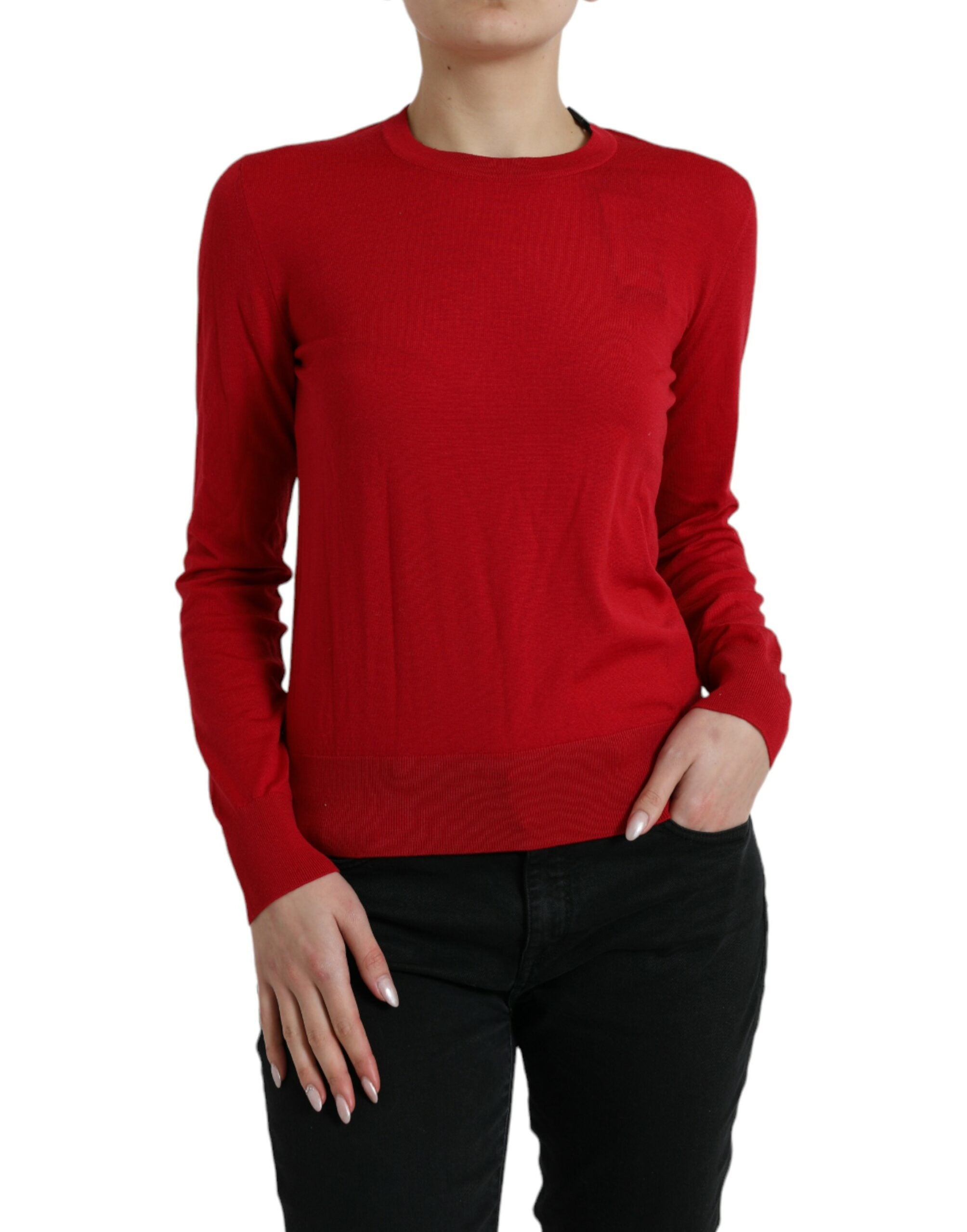 Dolce &amp; Gabbana Pull en laine rouge radiant