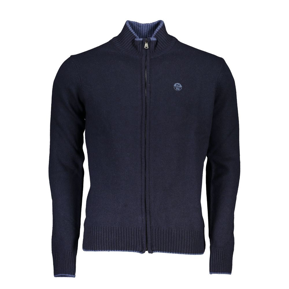 North Sails Blue Polyamide Men Cardigan