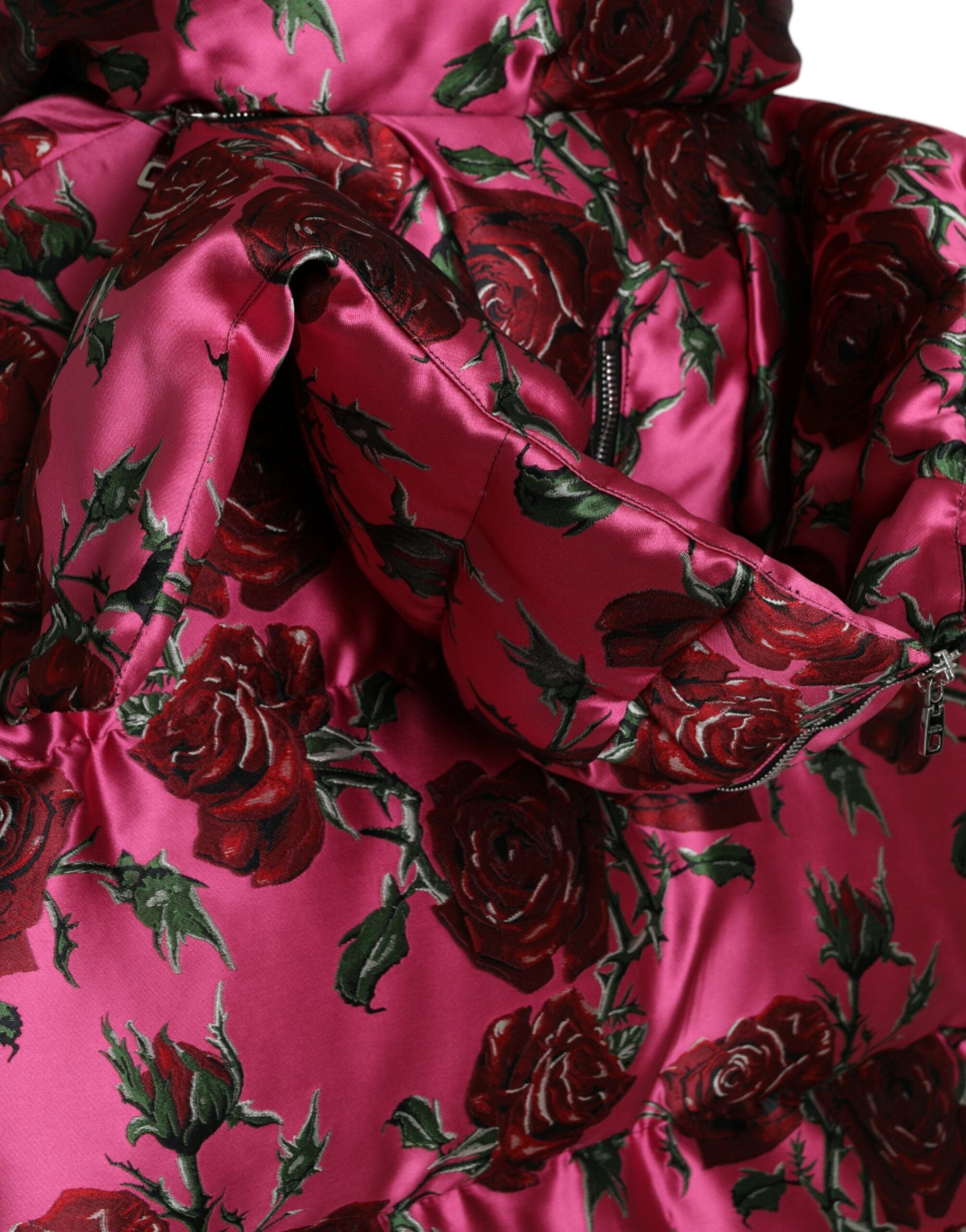 Dolce &amp; Gabbana Veste matelassée élégante à imprimé rose