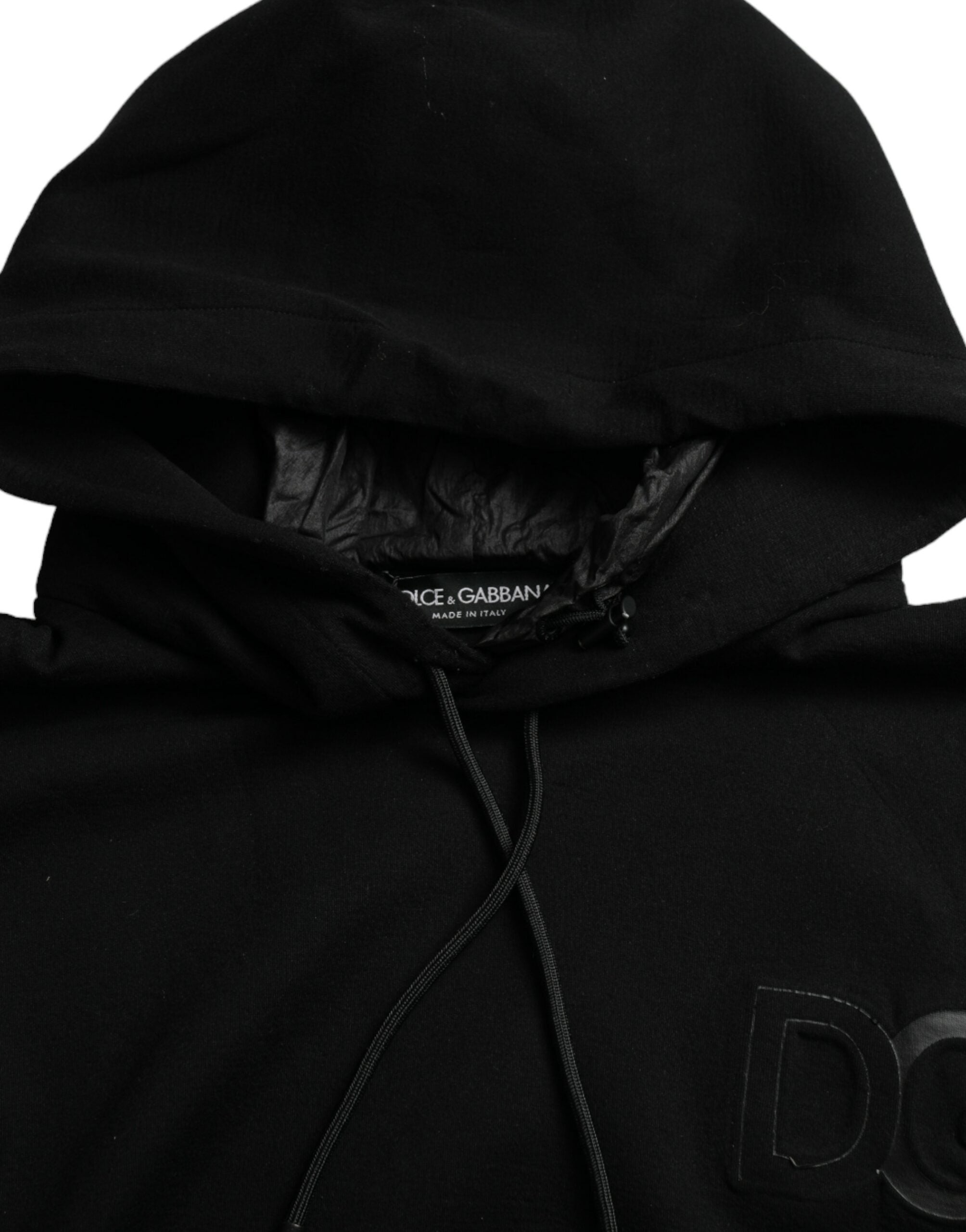 Dolce &amp; Gabbana Pull à capuche noir élégant