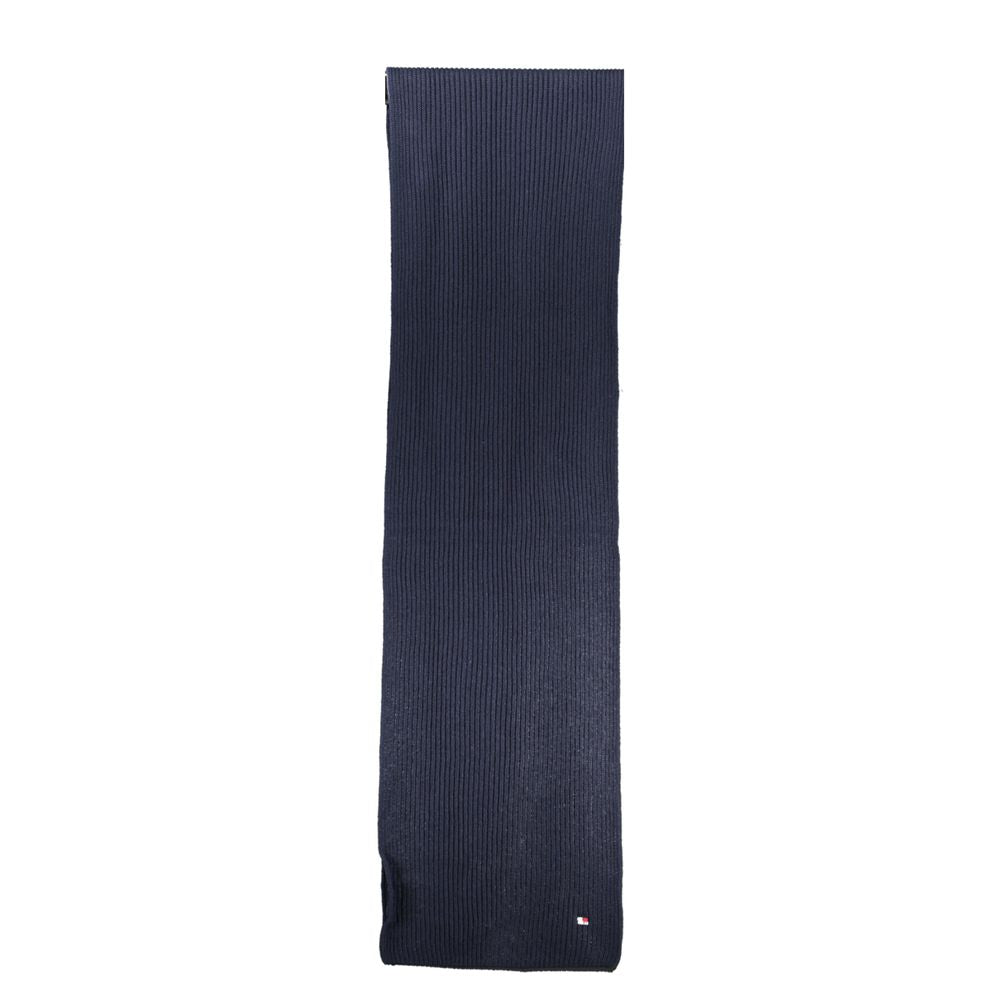 Tommy Hilfiger Blue Cotton Men Scarf