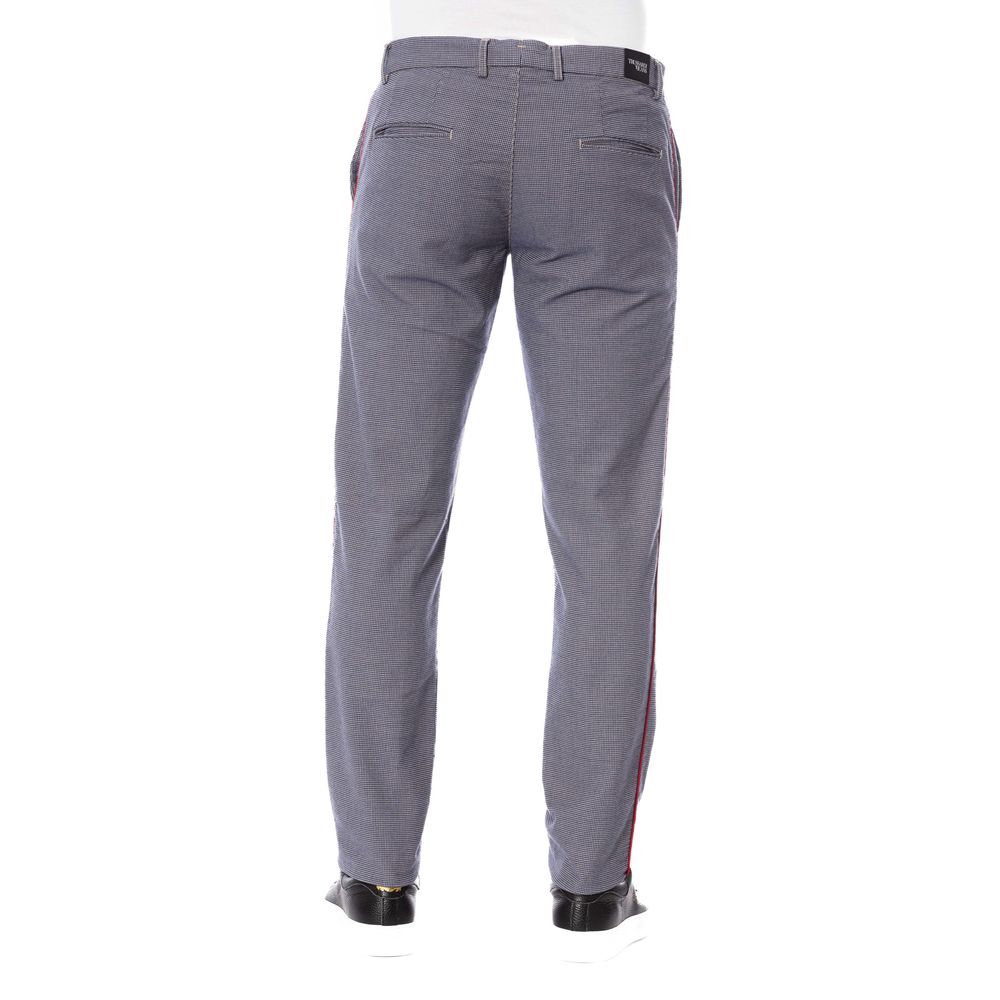 Trussardi Jeans Pantalon chic bleu avec poches élégantes