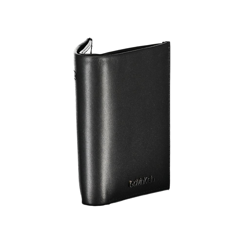 Calvin Klein Sleek Black Leather RFID Wallet