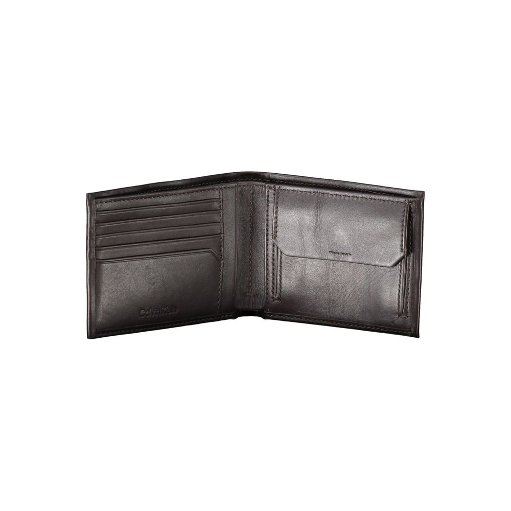 Calvin Klein Elegant Leather Dual-Compartment Wallet