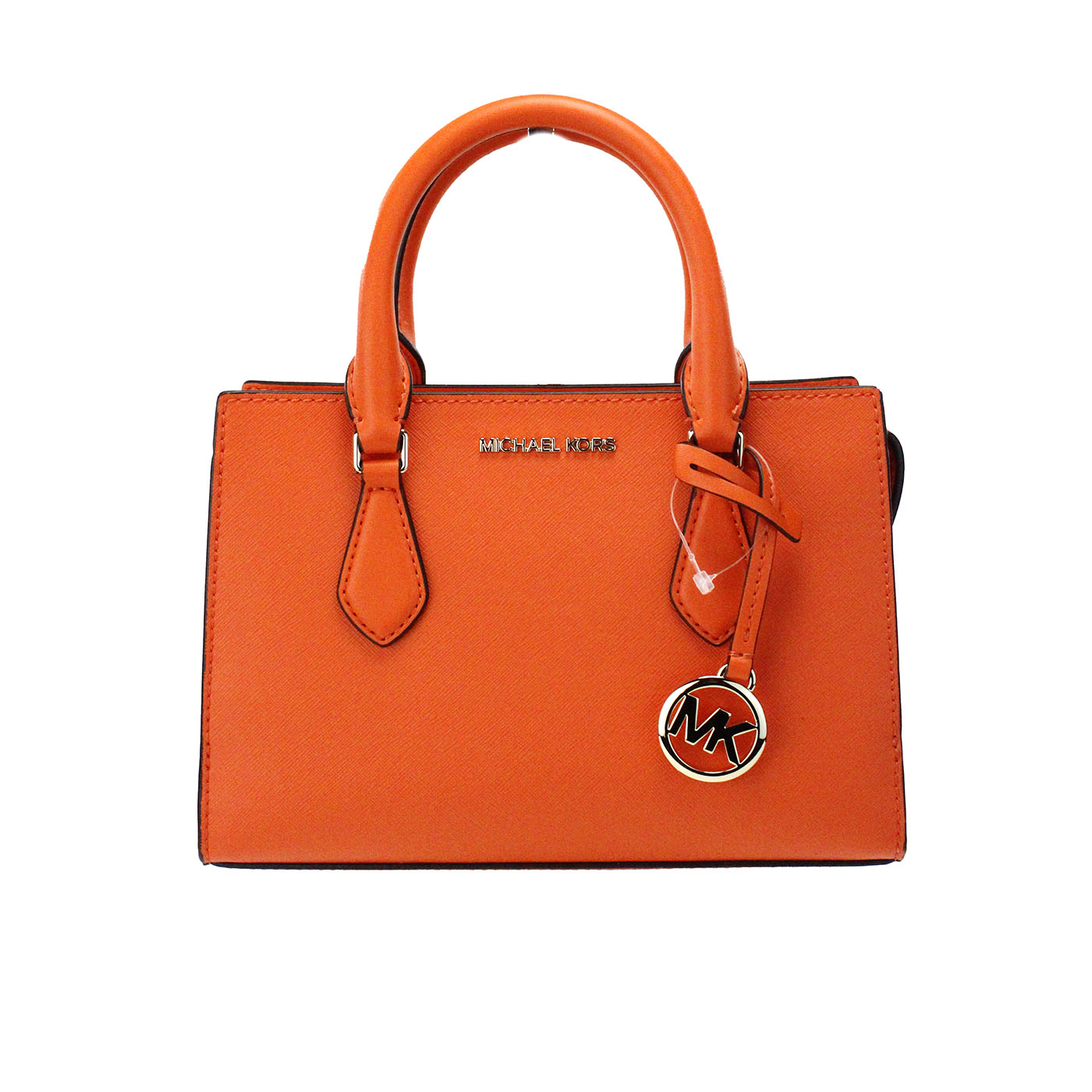 Michael Kors Sheila Petit Poppy Vegan Cuir Centre Zip Satchel Sac à main