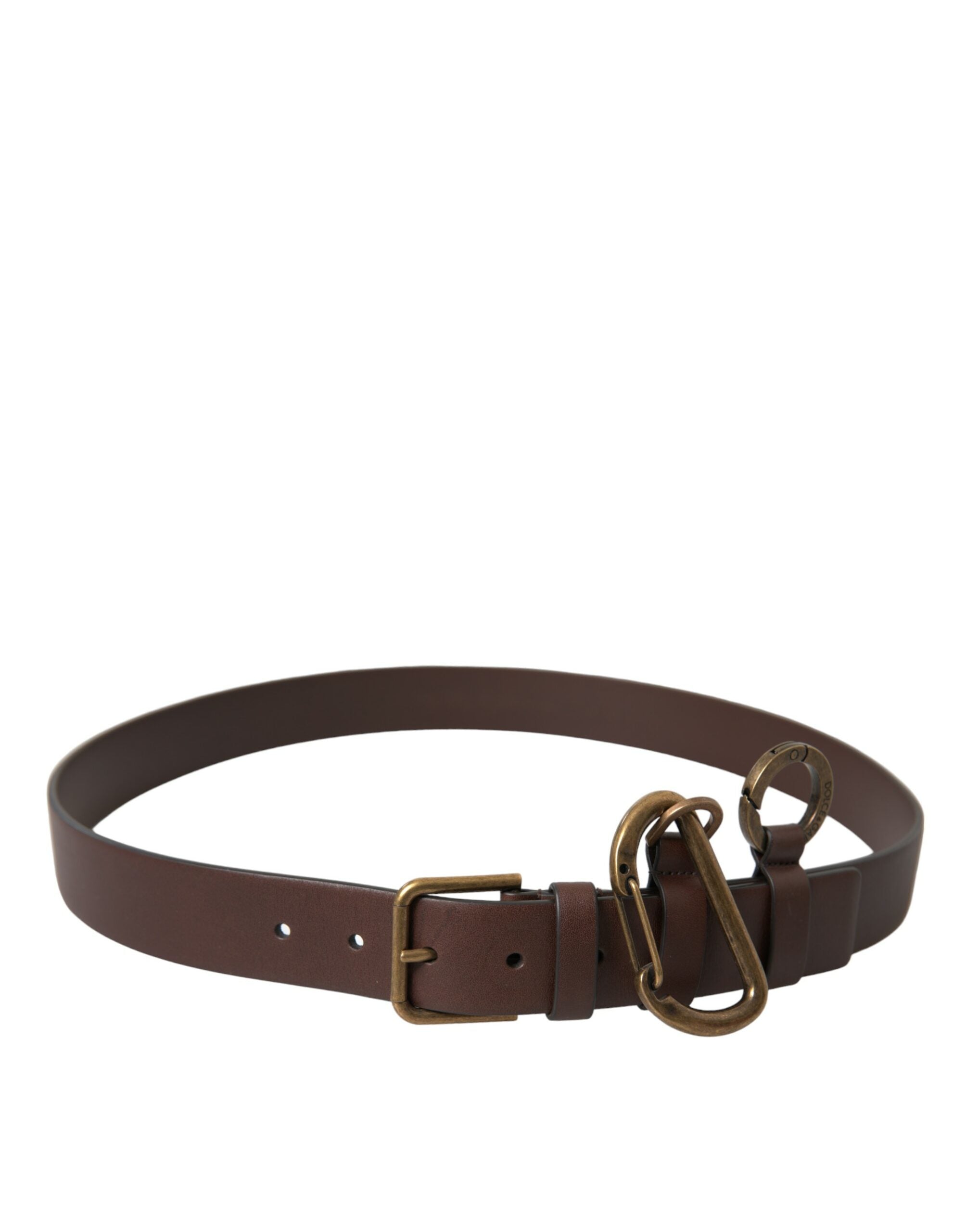 Dolce &amp; Gabbana Ceinture élégante en cuir de veau avec fermeture à boucle en métal