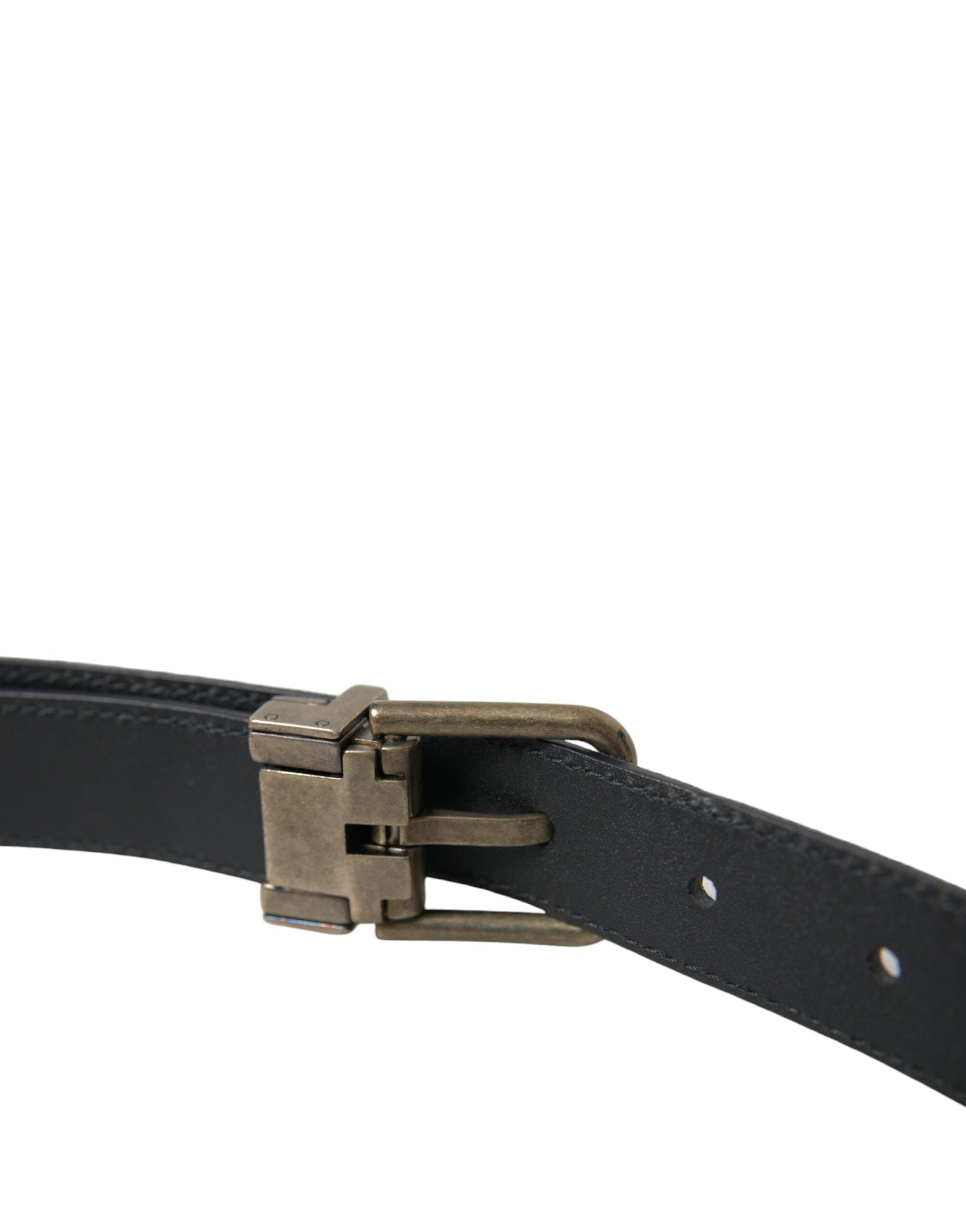 Dolce &amp; Gabbana Ceinture élégante en cuir de veau suédé