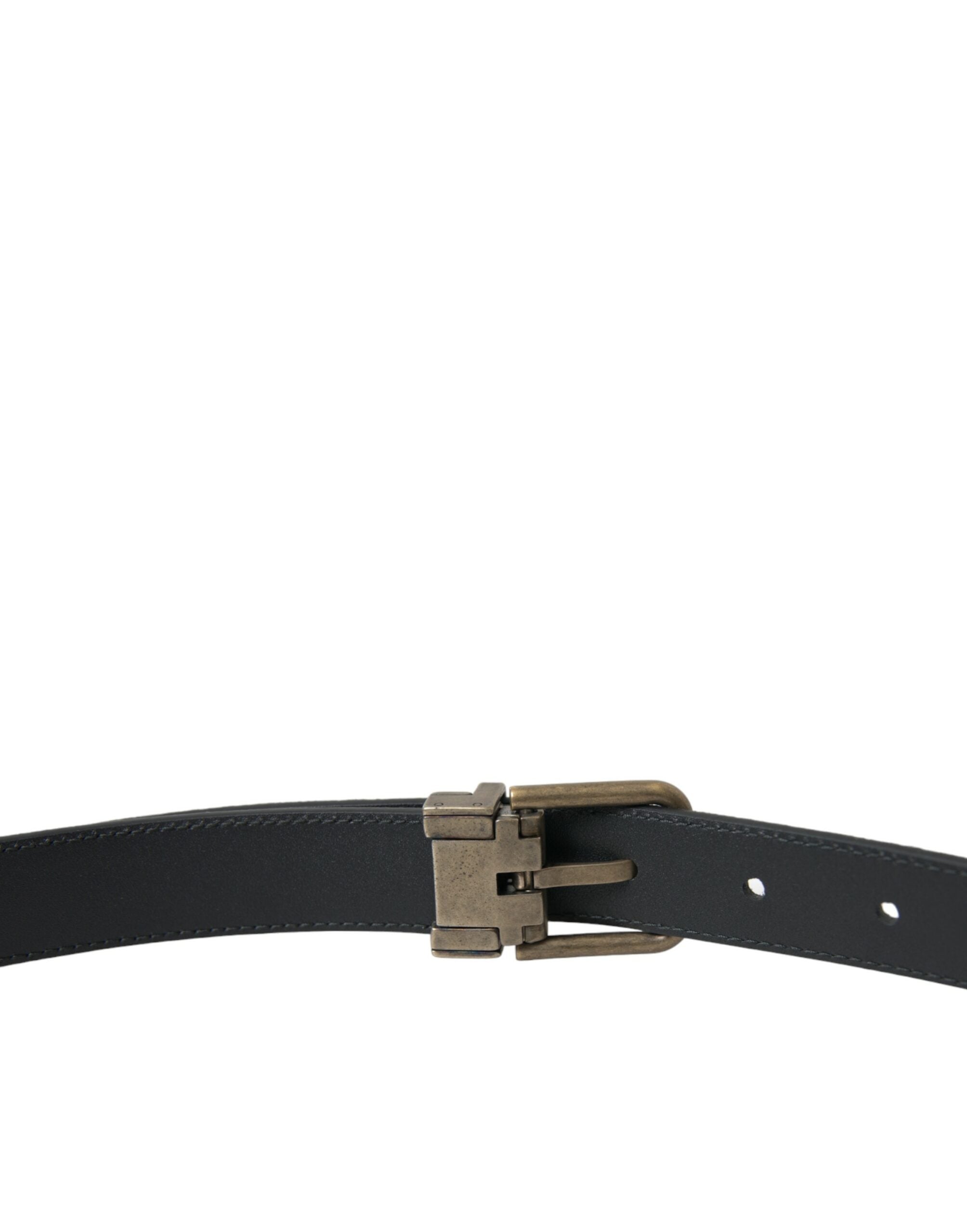 Dolce &amp; Gabbana Ceinture élégante en cuir de veau suédé