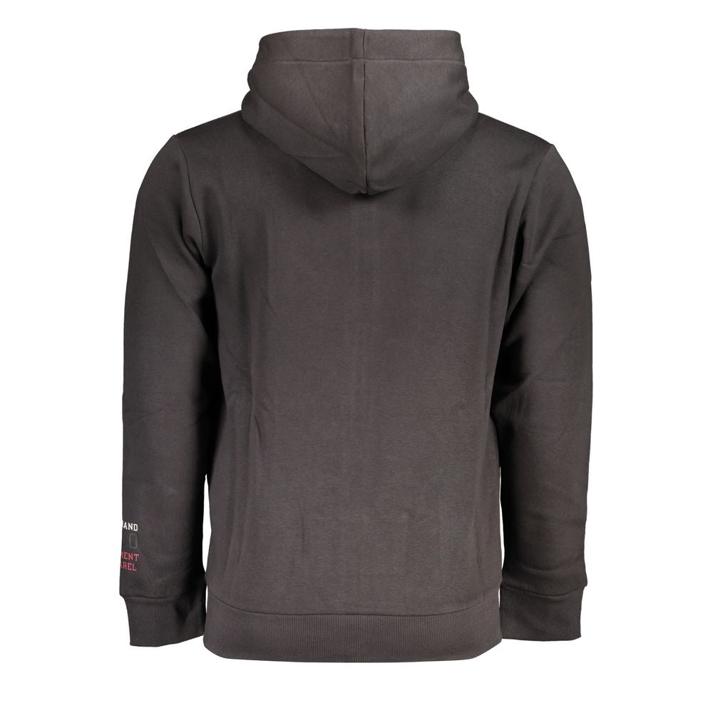 U.S. Grand Polo Chic Gray Hooded Fleece Sweatshirt