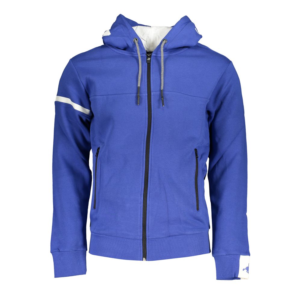 U.S. Grand Polo Classic Blue Hooded Fleece Sweatshirt