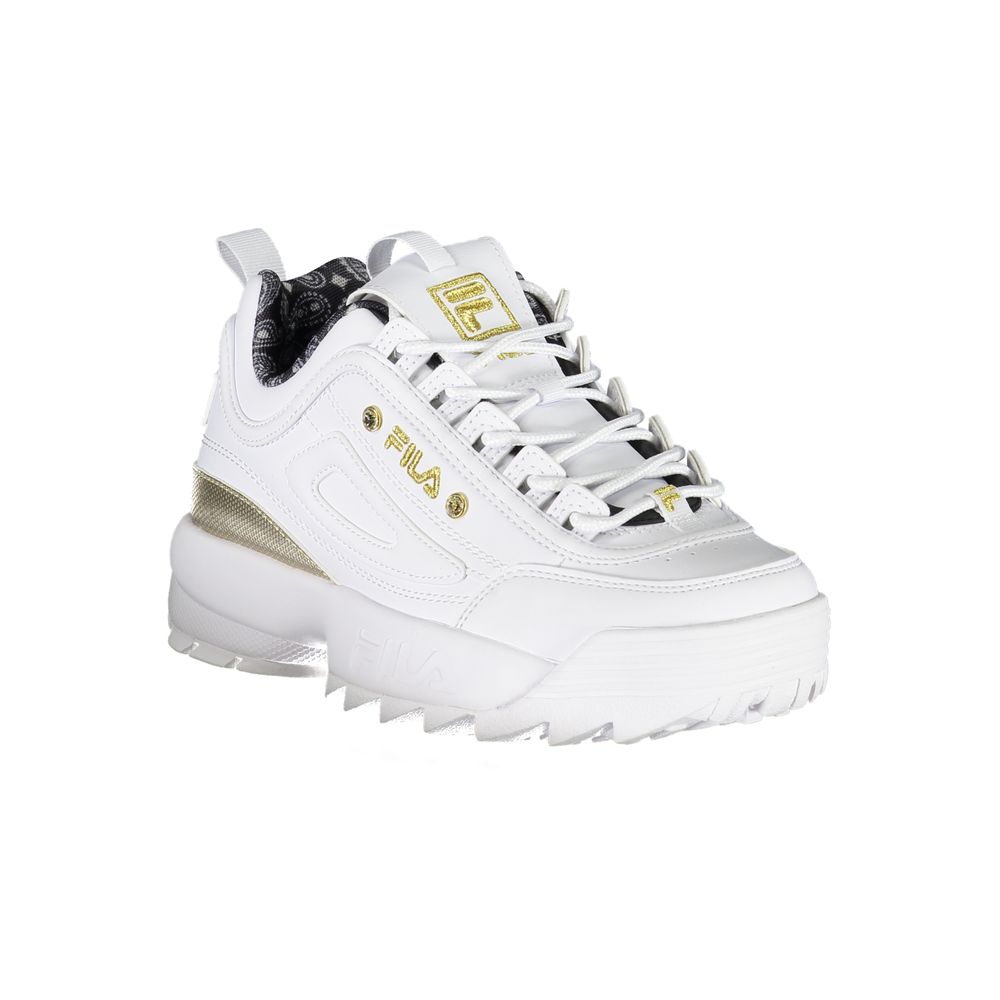 Fila Exquisite White Lace-Up Sneakers