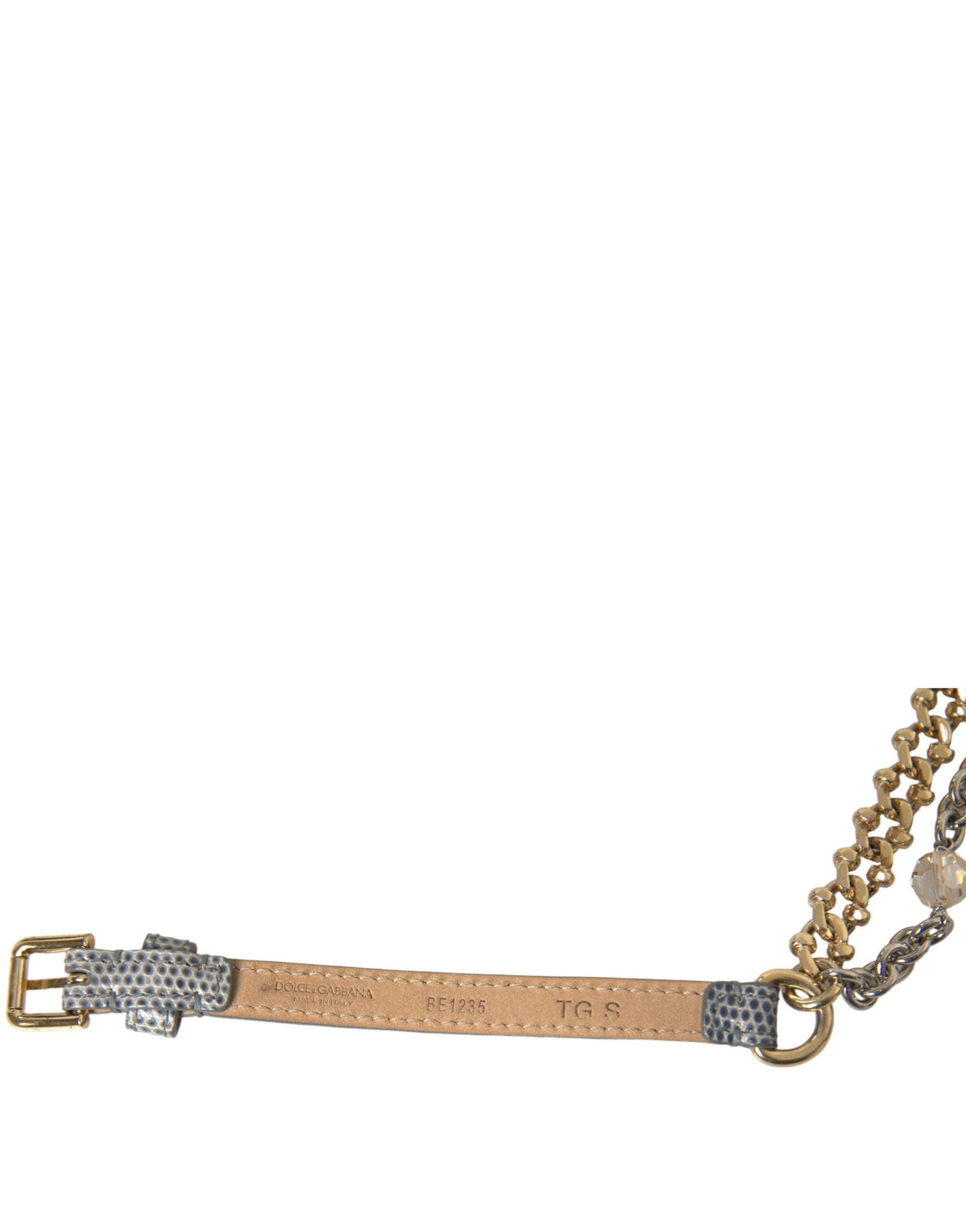 Dolce &amp; Gabbana Ceinture élégante en cristal Bounce