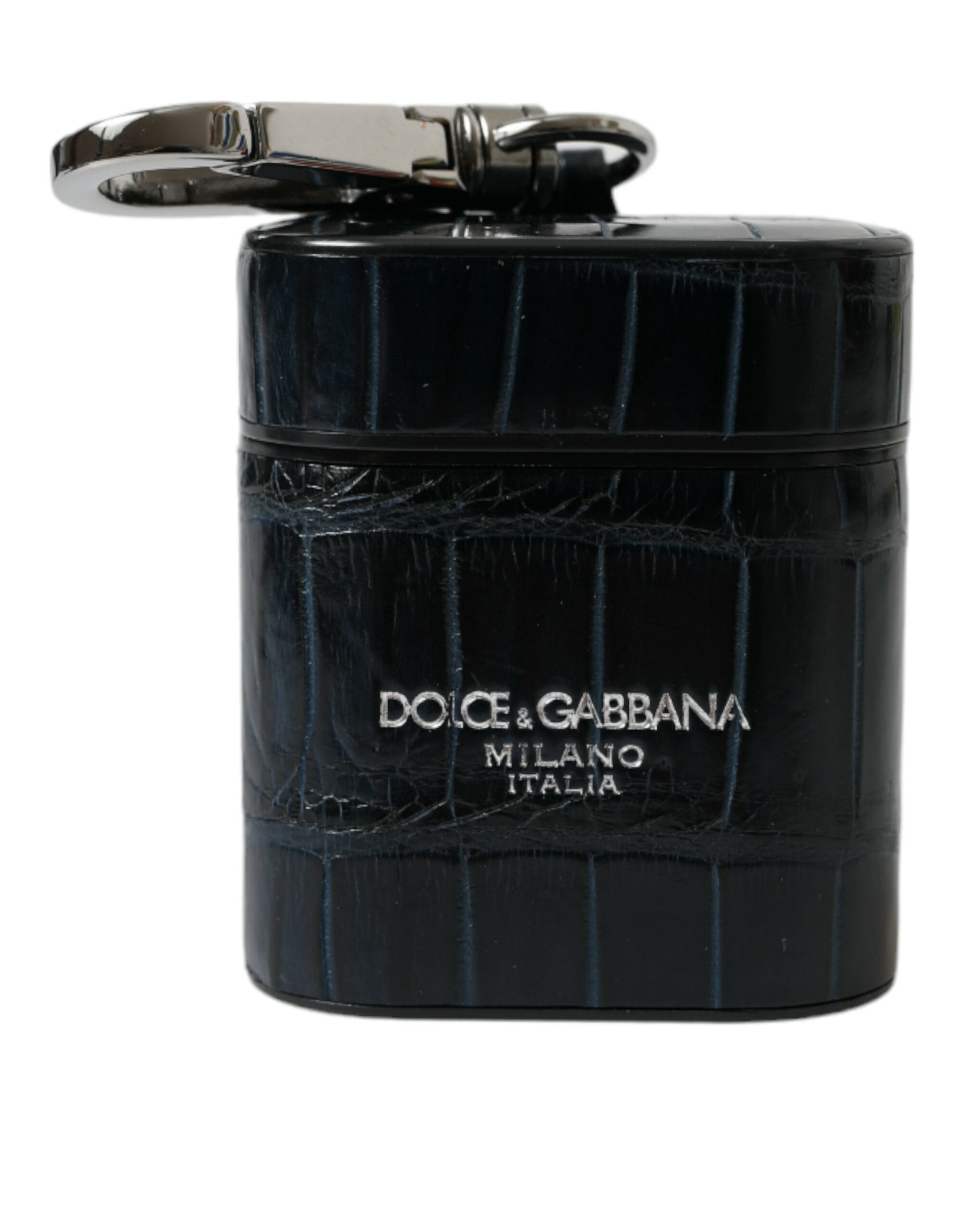 Étui pour Airpods en cuir de crocodile Chic Dolce &amp; Gabbana