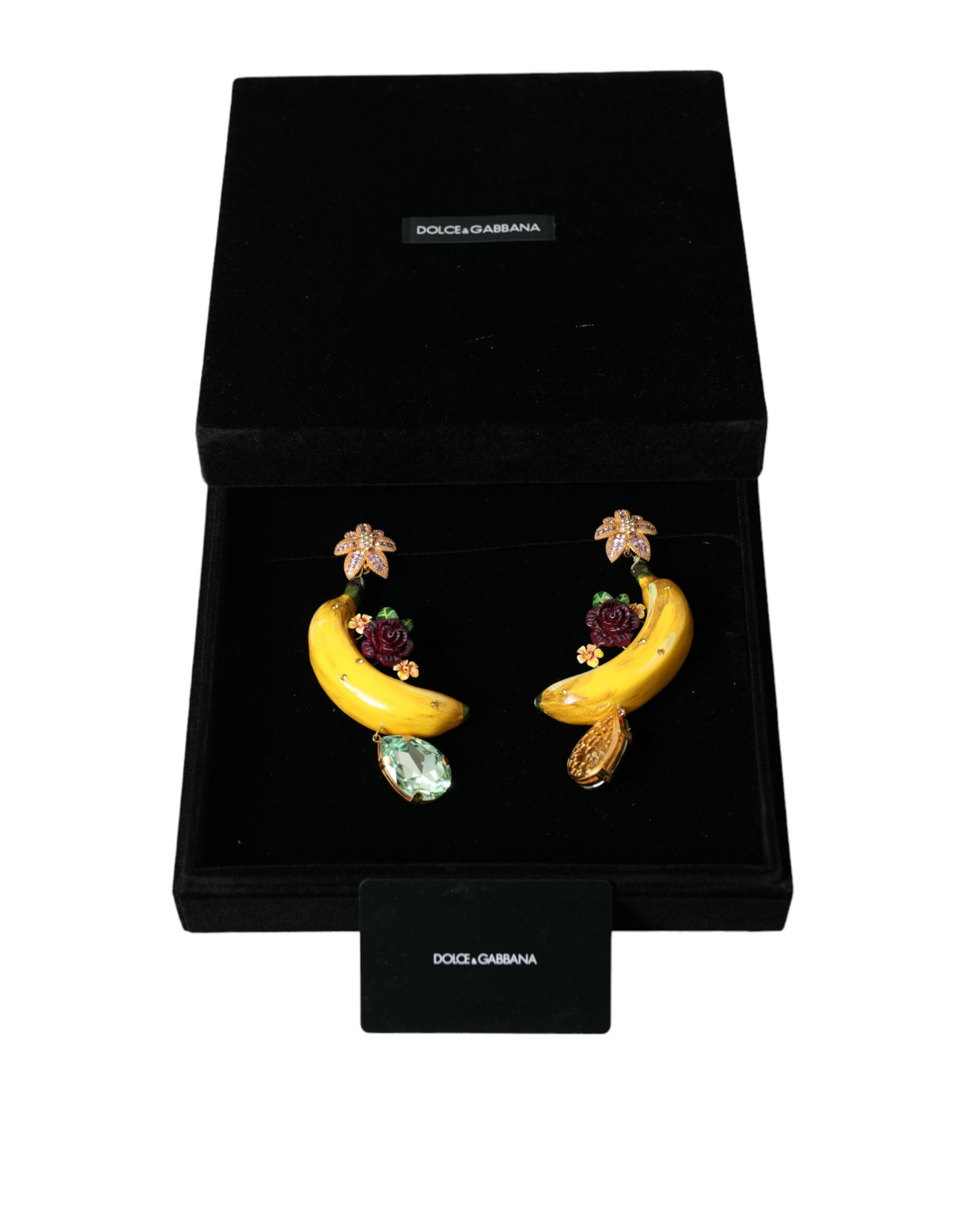 Boucles d'oreilles pendantes banane à clip Dolce &amp; Gabbana Chic