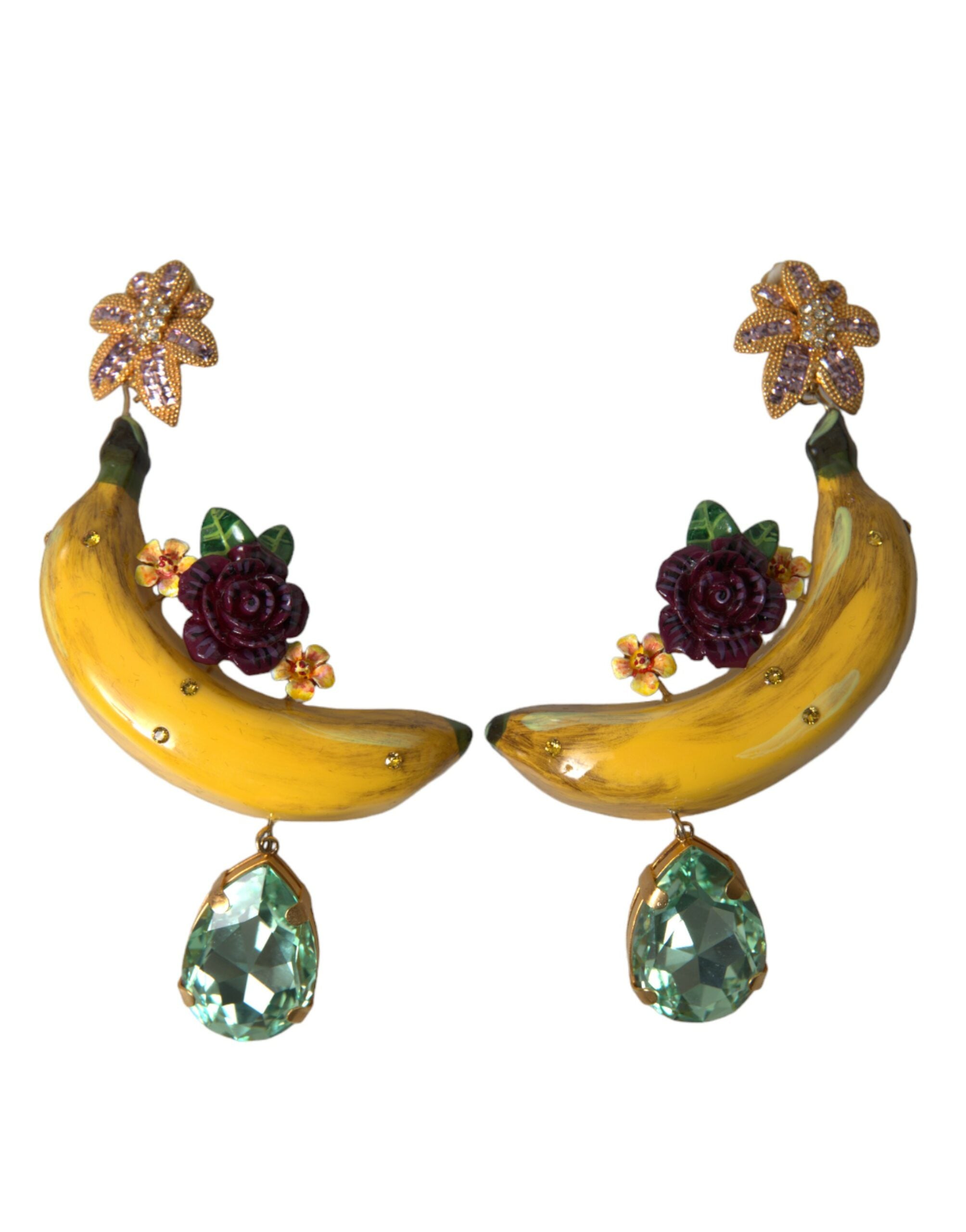 Boucles d'oreilles pendantes banane à clip Dolce &amp; Gabbana Chic