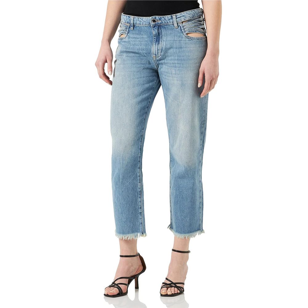 PINKO Jean et pantalon en coton bleu