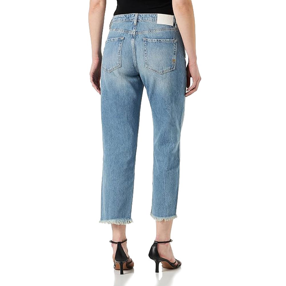 PINKO Jean et pantalon en coton bleu