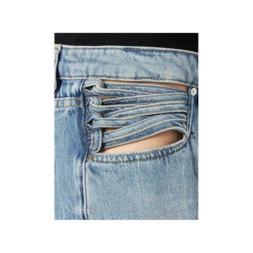 PINKO Jean et pantalon en coton bleu