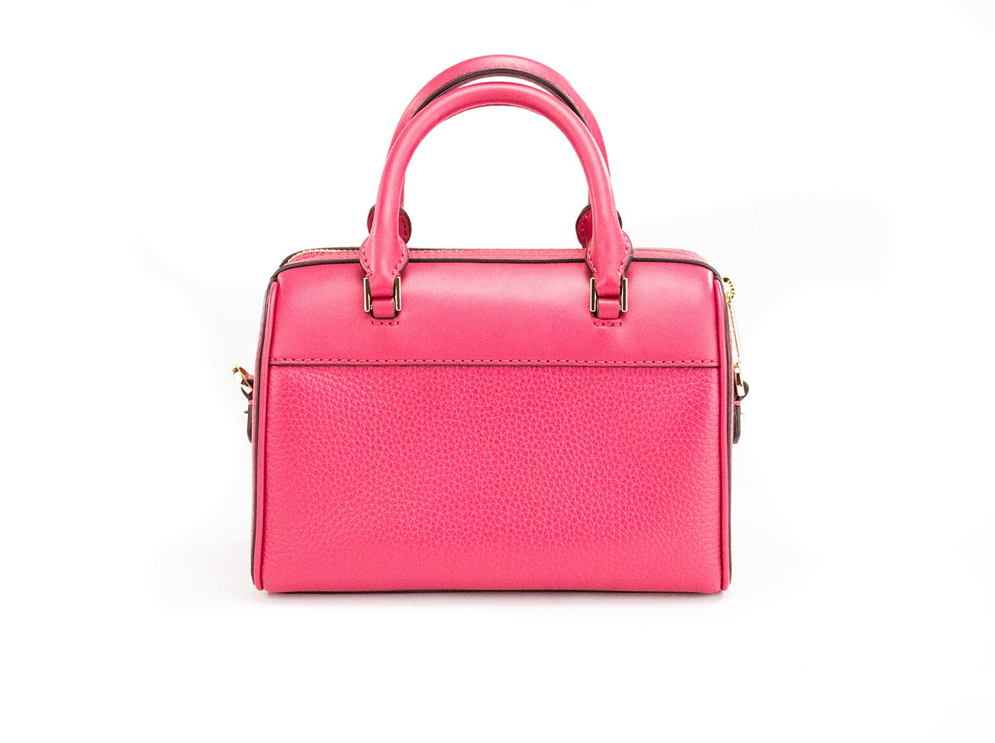 Michael Kors Travel XS Sac à main en cuir rose carmin