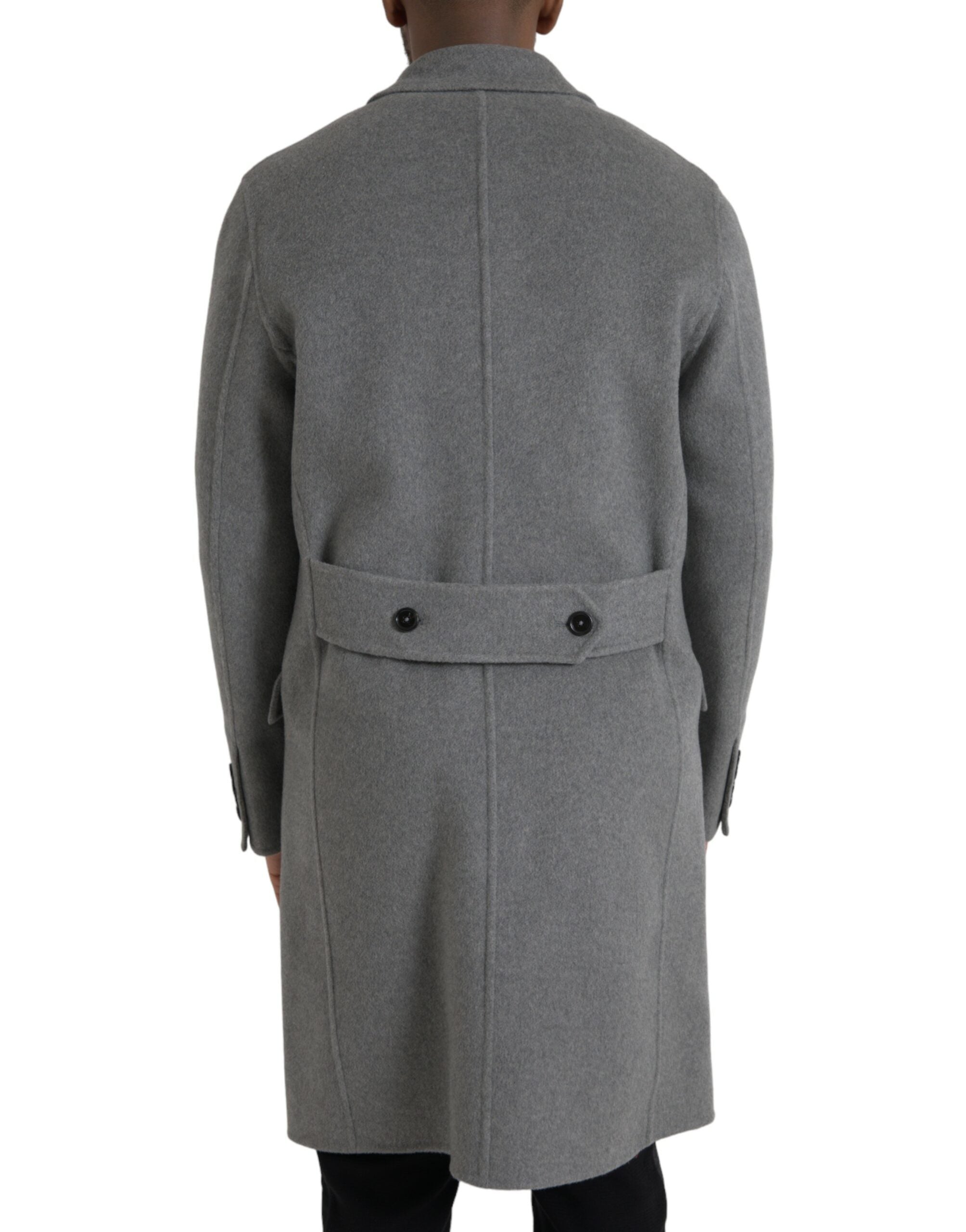 Dolce &amp; Gabbana Veste en cachemire à double trench gris