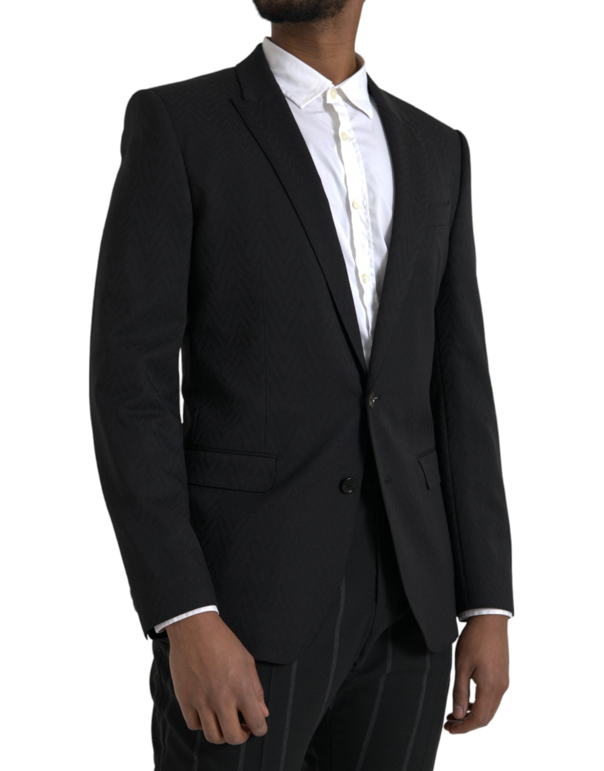 Dolce &amp; Gabbana Blazer noir MARTINI Slim Fit Jacket