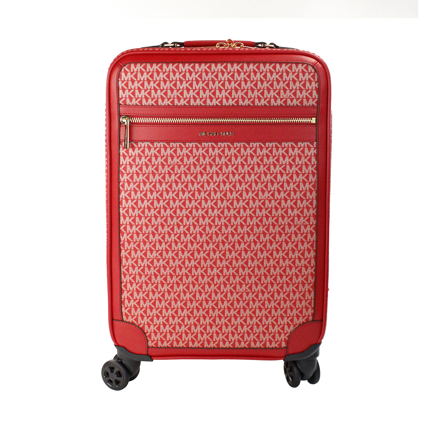 Michael Kors Travel Petite valise à roulettes rouge Signature Trolley