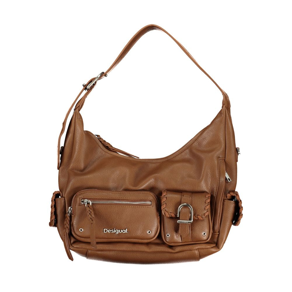 Desigual Brown Polyethylene Handbag