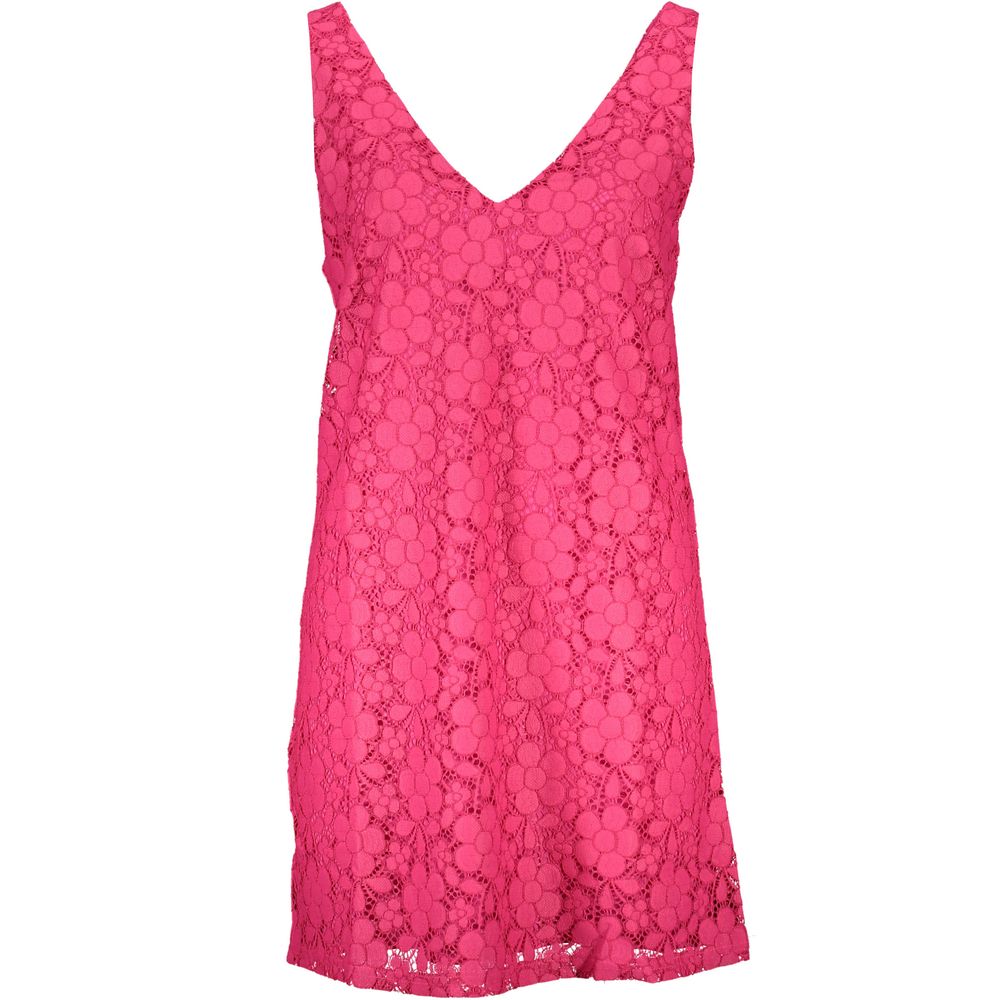 Desigual Pink Viscose Dress