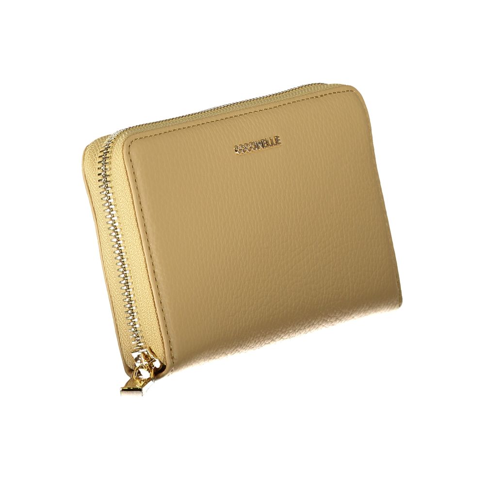 Coccinelle Beige Leather Wallet