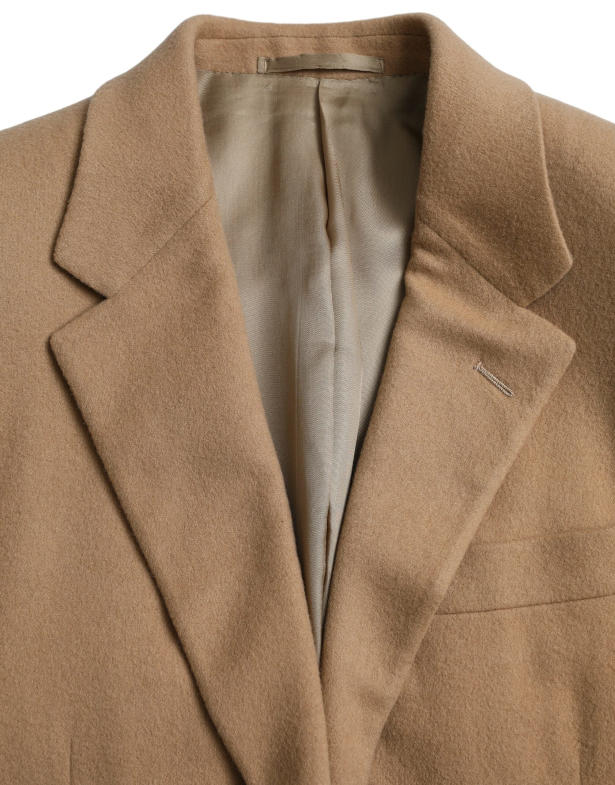 Prada Brown Cashmere 2 Piece Single Breasted Suit