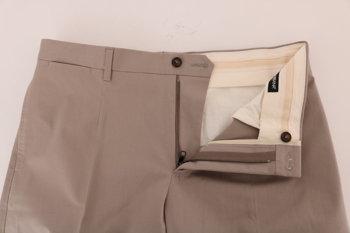 Dolce &amp; Gabbana Chic Pantalon chino beige décontracté