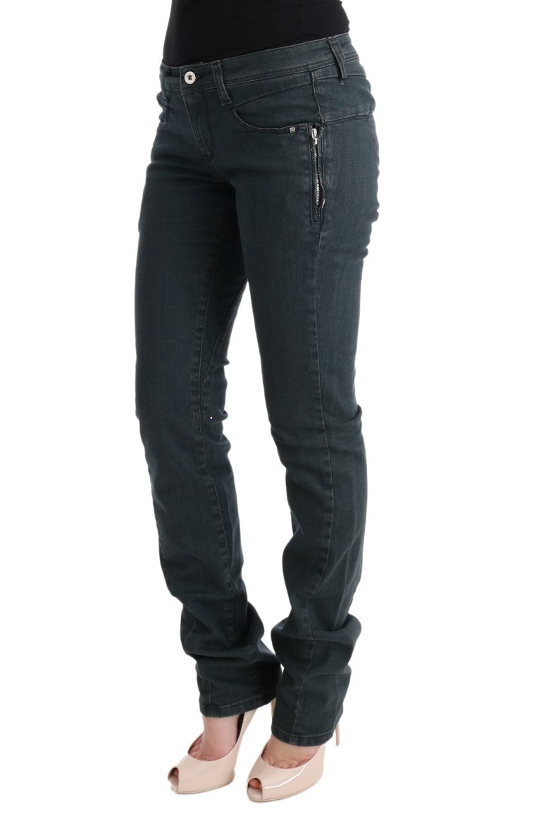 Costume National Chic Jean Superslim en Coton Gris