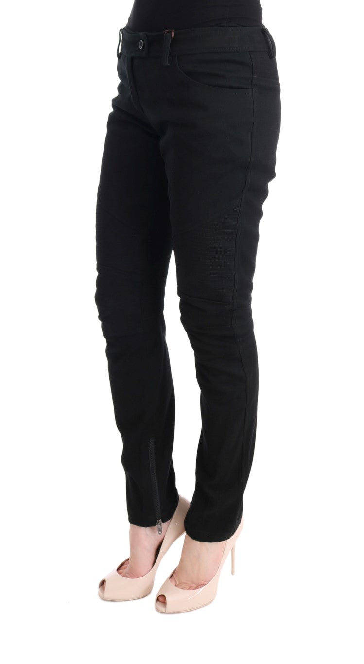 Ermanno Scervino Pantalon slim noir chic