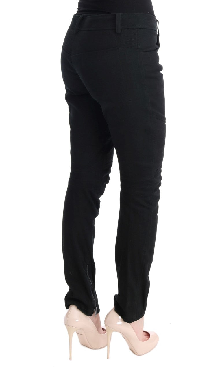 Ermanno Scervino Pantalon slim noir chic