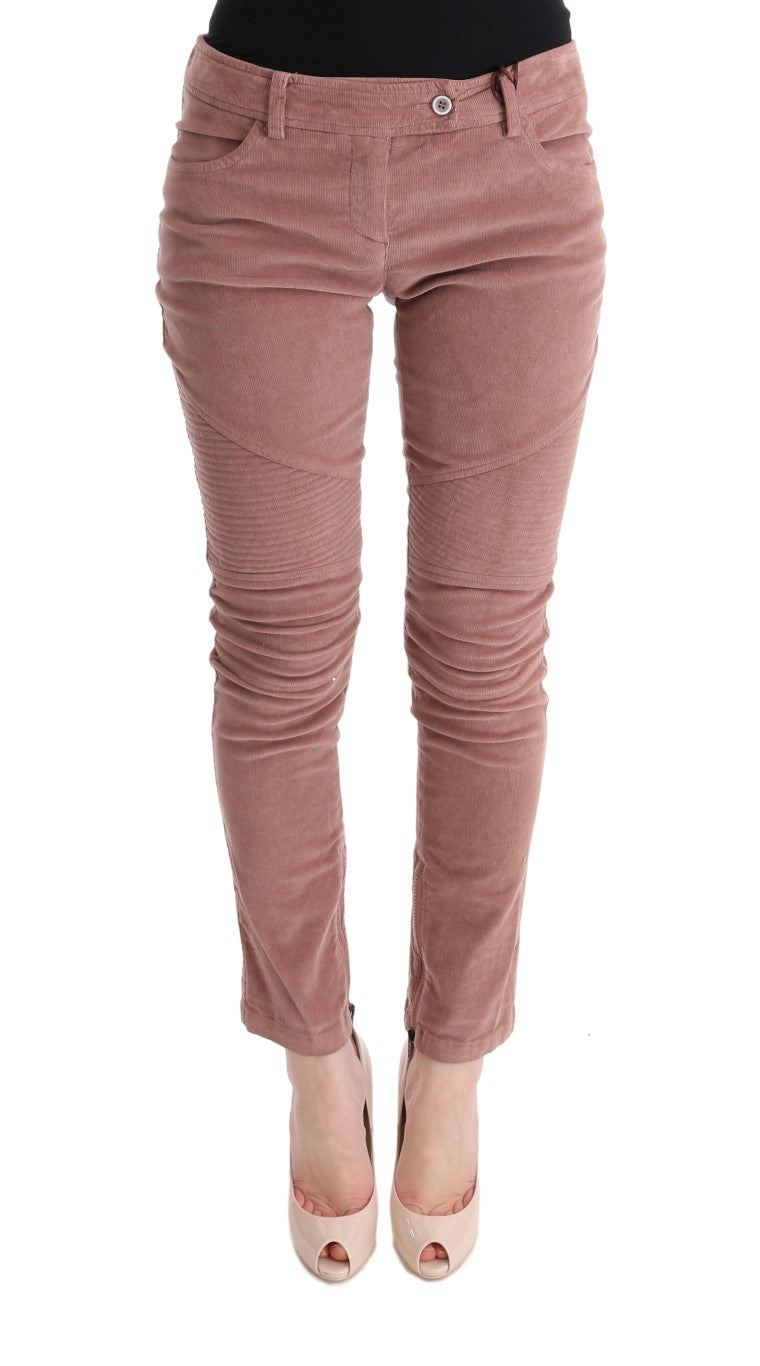 Ermanno Scervino Pantalon court capri marron chic pour des soirées élégantes