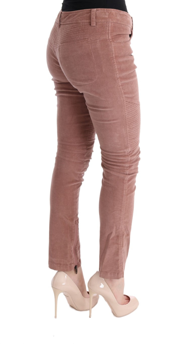 Ermanno Scervino Pantalon court capri marron chic pour des soirées élégantes