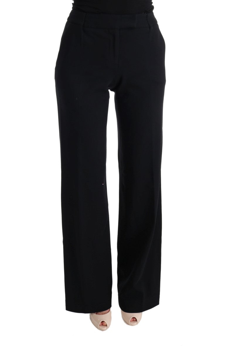 Ermanno Scervino Pantalon formel bootcut chic noir