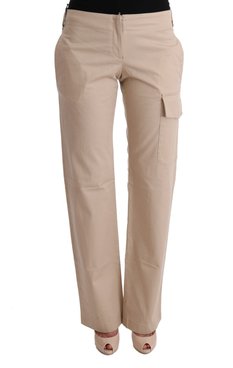 Ermanno Scervino Pantalon court beige chic - Coupe Regular Elegance