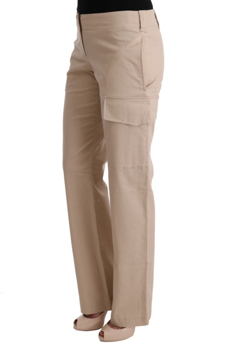 Ermanno Scervino Pantalon court beige chic - Coupe Regular Elegance