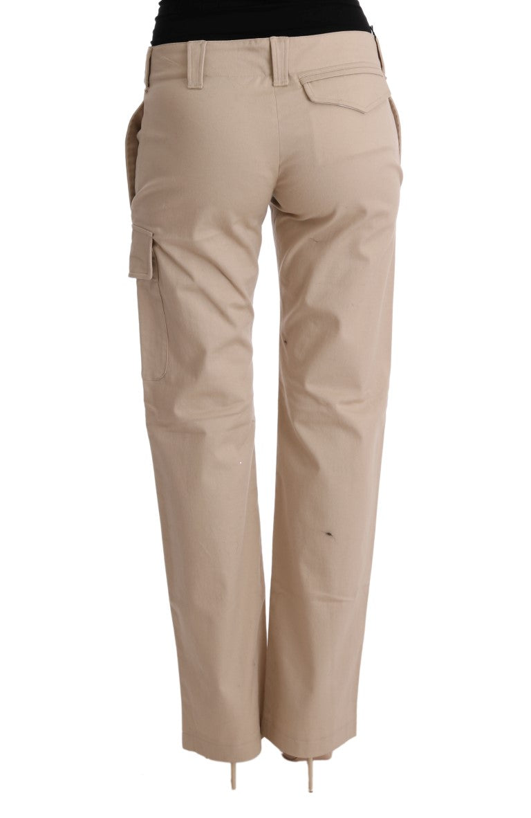 Ermanno Scervino Pantalon court beige chic - Coupe Regular Elegance