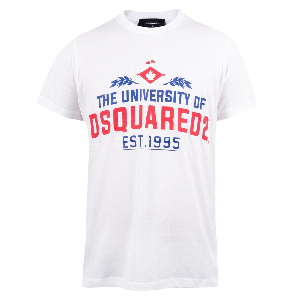 Dsquared² T-shirt en coton à col rond et imprimé graphique