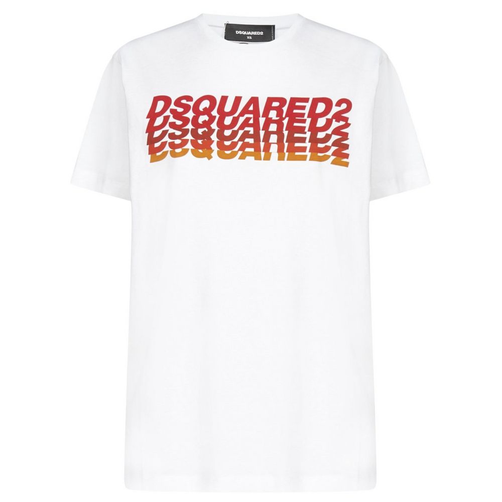 T-shirt décontracté en coton Dsquared² Elevated avec un attrait signature