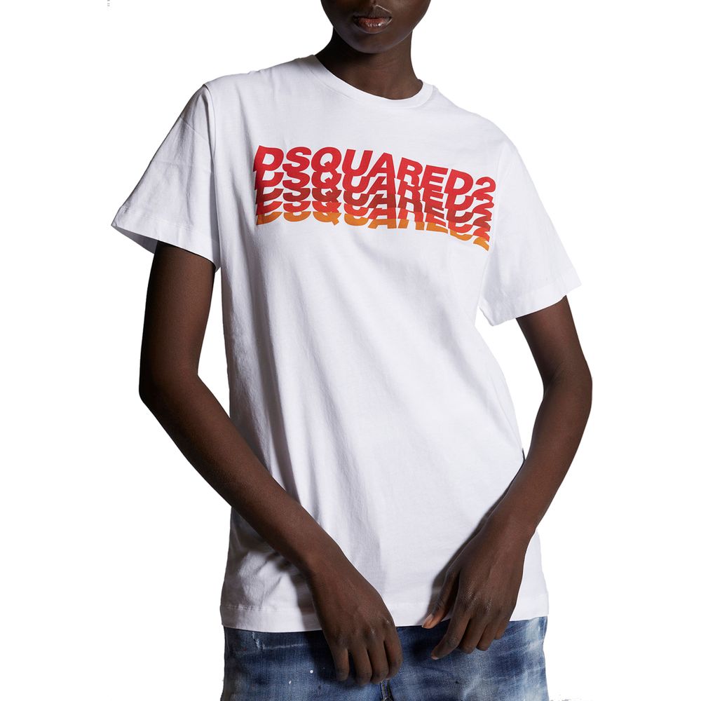 T-shirt décontracté en coton Dsquared² Elevated avec un attrait signature