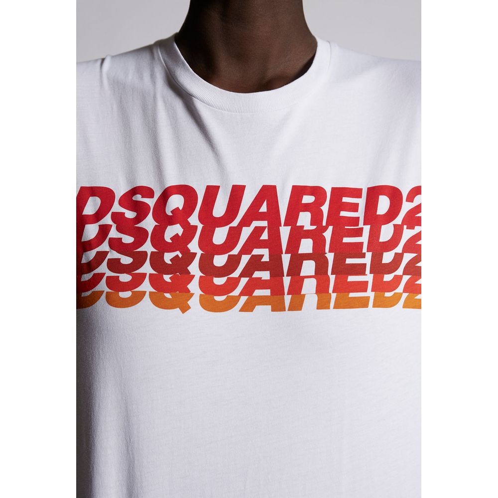 T-shirt décontracté en coton Dsquared² Elevated avec un attrait signature